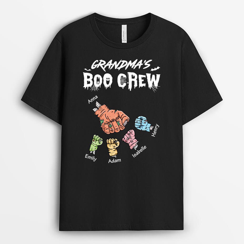 2748AUK1 grandmas boo crew personalised presents for halloween