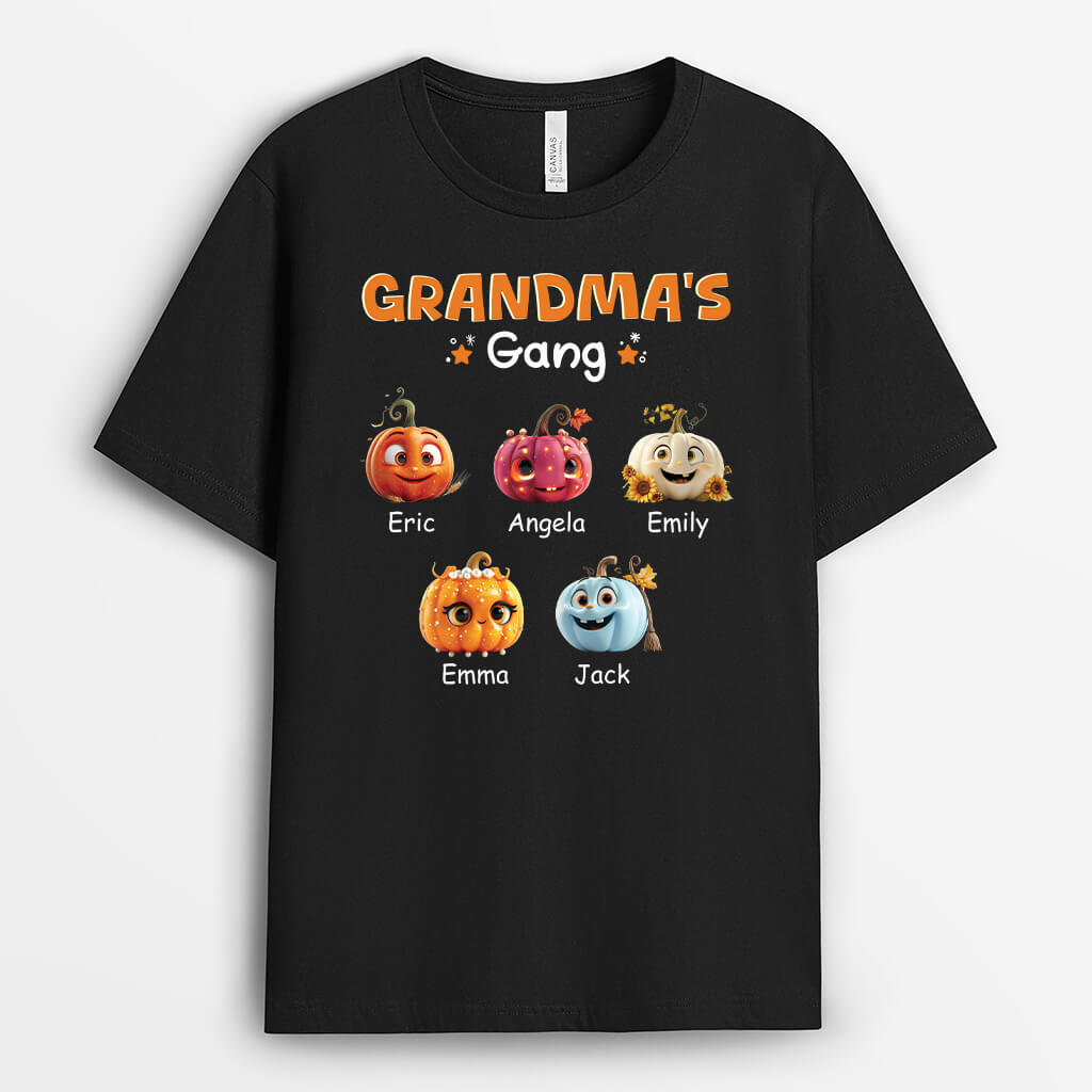 2762AUK1 mummys gang pumkins personalised autumn gifts for her