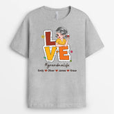 2780AUK2 love _grandmalife t shirt personalised presents for grandma