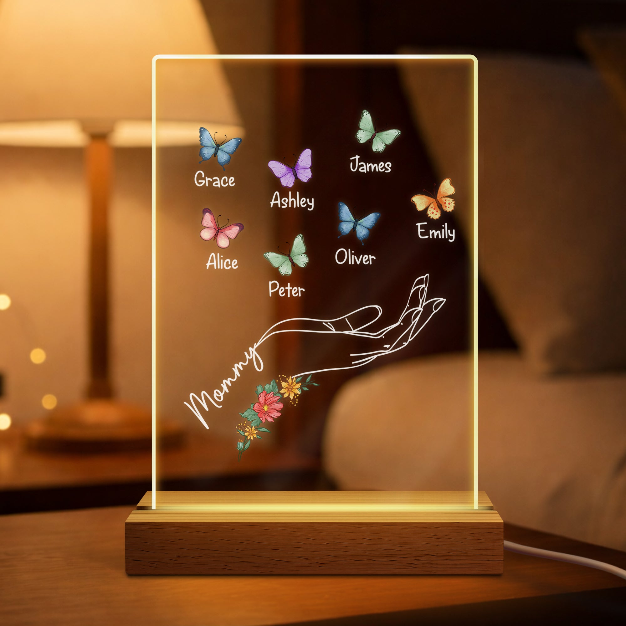 2782IUS1 customized gifts for mom butterfly night light_ with names 2782L6P5A