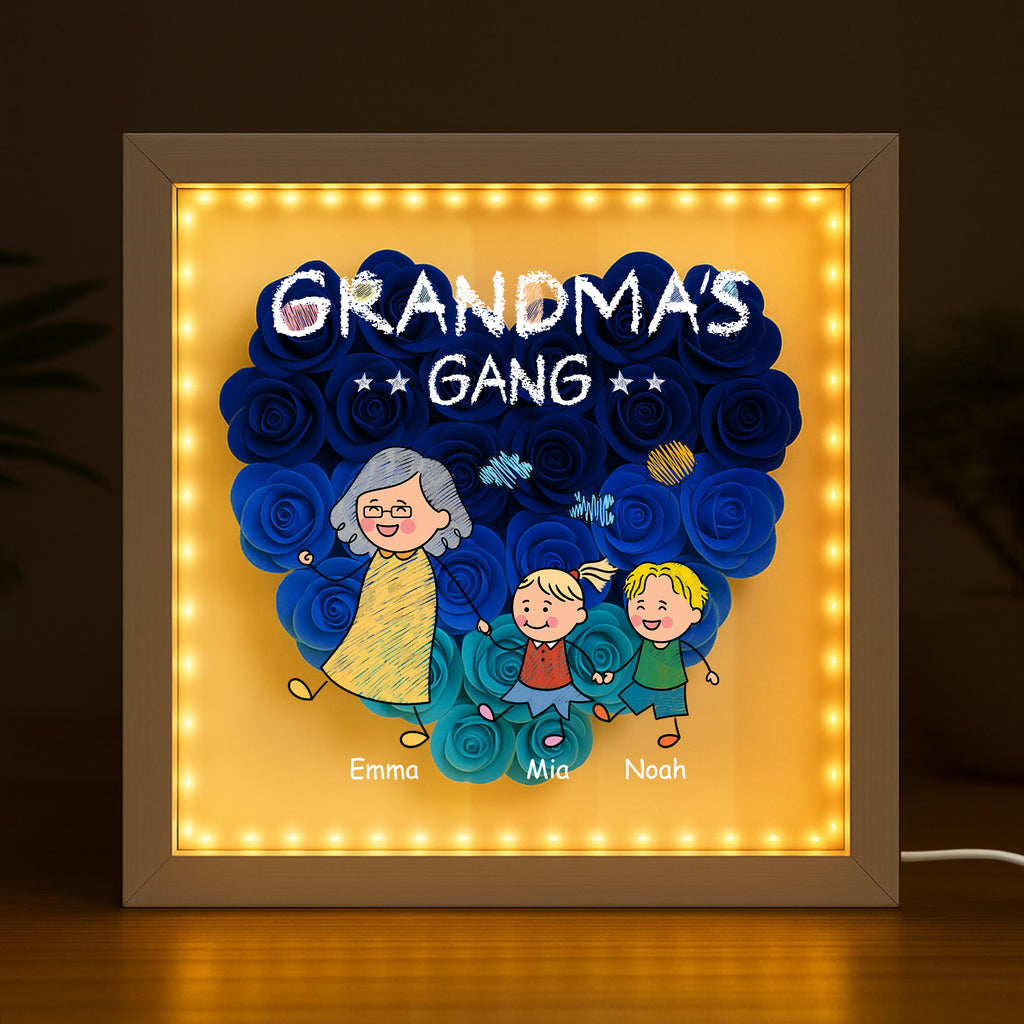 2793OUS2 personalized flower shadow box unusual gifts for mom 2793O3L8B