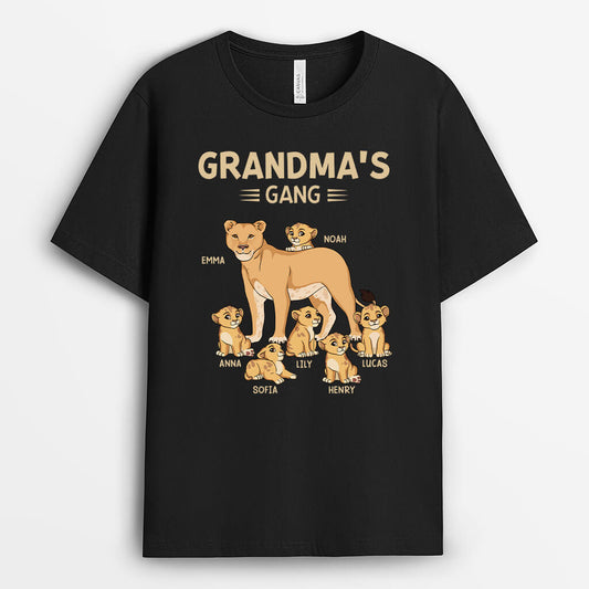 2799AUK1 mommys gang t shirt personalised gifts for mum