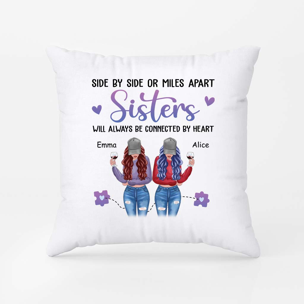 2822AUK1 side by side or miles apart t shirt personalised gifts for siblings_7a58efbc c4ce 447a add4 7e9be7d9f368