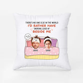 2829PUK2 theres no one else in the world pillow personalised gifts for couple