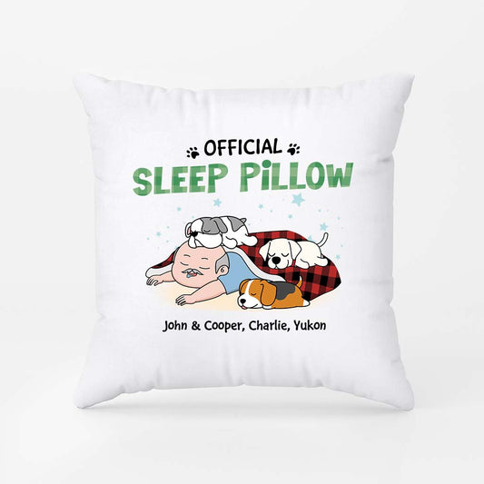 2831PUK2 official sleepshirt man pillow personalised dog gifts