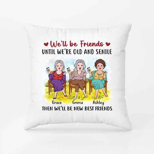 2836PUK2 well be friends pillow personalised present ideas for women