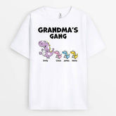 2837AUK2 dinosaur daddys gang custom t shirt priting for dad