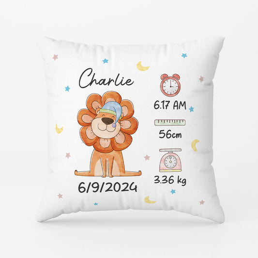 2841PUK1 baby data pillow personalised gifts for kids