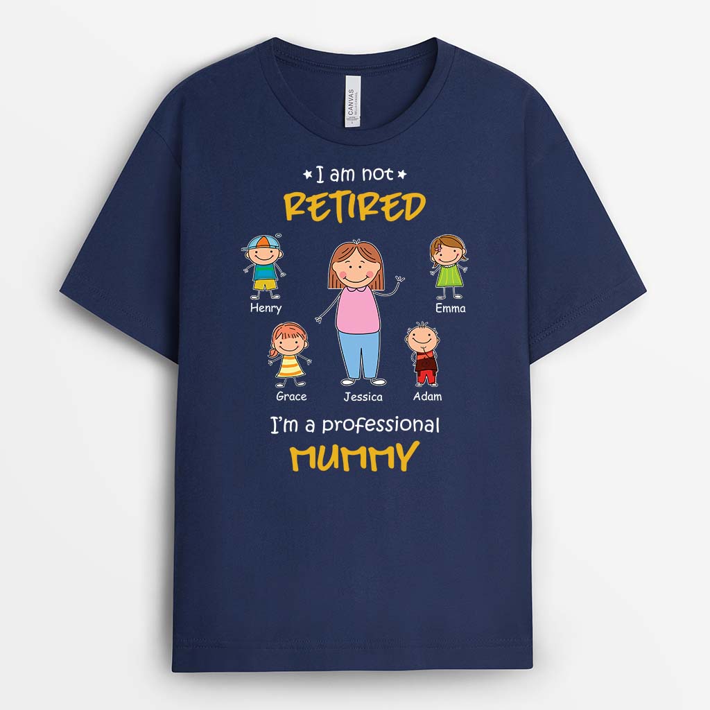 2847AUK2 im not retired t shirt personalised gift ideas for grandad