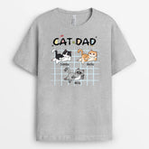 2848AUK2 cat mum t shirt personalised cat themed gifts