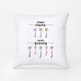 2851PUK2 first mummy now grandma pillow personalised gifts for grandma mum