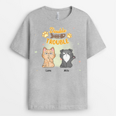 2852AUS2 personalized cat shirts for humans triple trouble cat shirt 2852A5Z8D