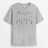 2877AUK2 grandmas garden t shirt personalised present ideas for grandma