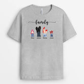 2894AUK2 family shoes t shirt personalised gifts for family