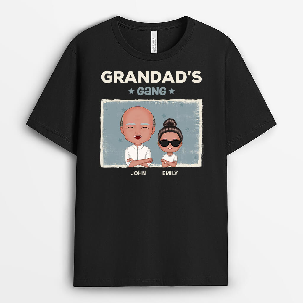 2919AUK1 daughter themed daddys gang personalised printing t shirt for dad_191c5359 f996 412b b40d 94100585646d