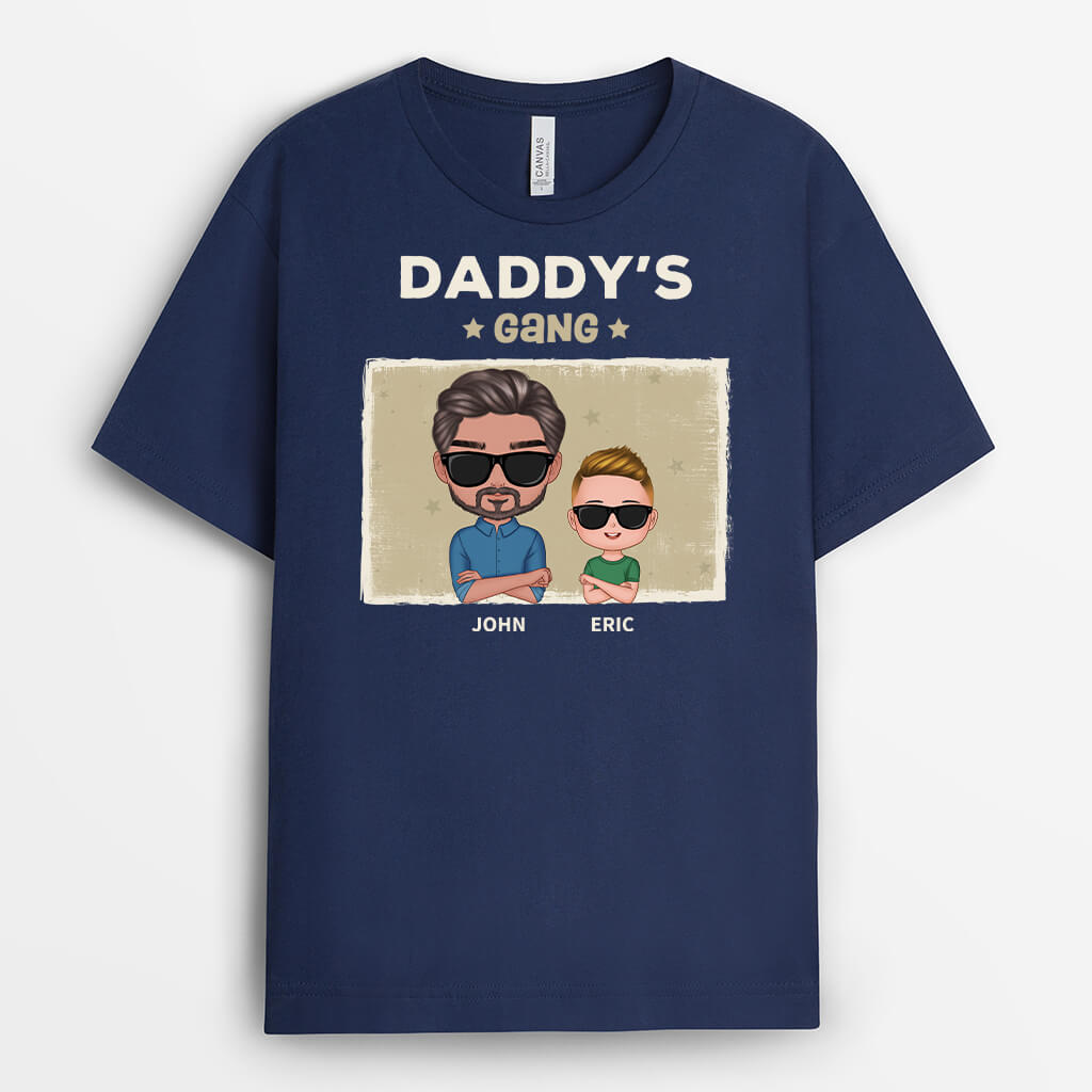 2919AUK2 daughter themed daddys gang personalised printing t shirt for dad_25473069 9058 4441 8b7a cc31d4ae4157