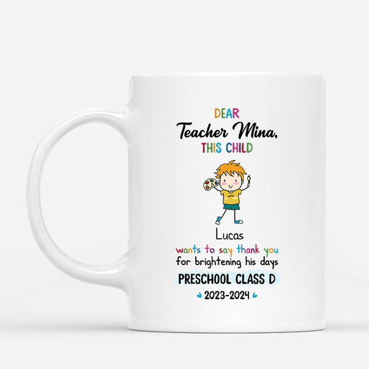 2923MUK1 dear teacher these children want to say thank you personalised mugs uk for her_04930dbb f015 4e3d 8f8b 0e3e5fe40883