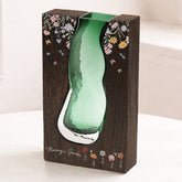 2966AUK2 personalised mummygrandmas garden wood and glass vase 2966ao8q5a
