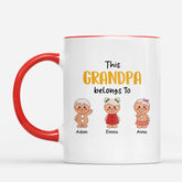 2977MUS2 this grandma belongs to mug personalised presents for grandma