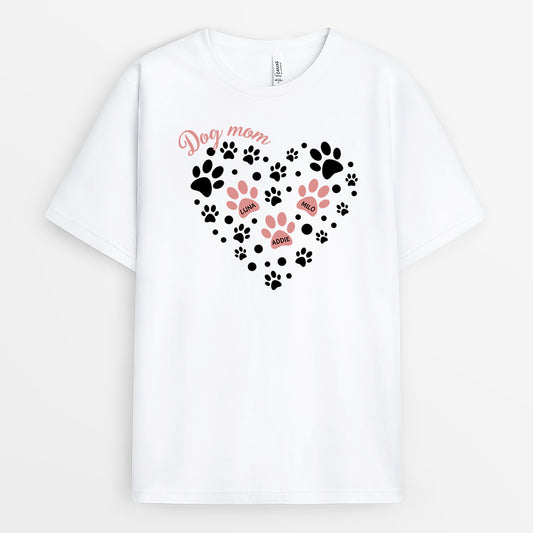 2979AUS1 personalized dog gifts for owners dog mom shirts with pawprints 2979A8L5C