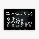 2994EUK2 black white the smith family metal sign personalised gifts for parents_a1b69e37 db54 4f48 9e7f 52e4762c5c47