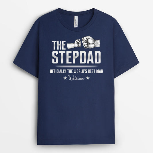 3021AUK2 the stepfather print fist hands up t shirt personalised gifts for stepfather_60395017 3342 41da 819b 058bce36329f