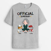 3034AUK2 official sleepshirt girl with cats personalised t shirt for her