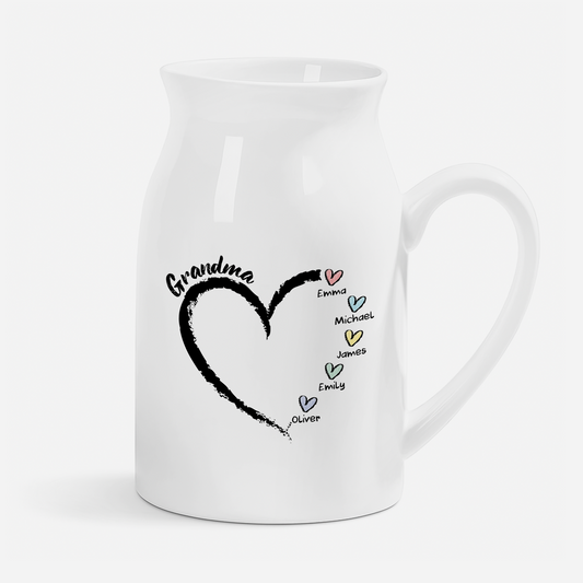 3044OUS1 grandma vase with grandkids names custom gifts for grandmamom 3044o8f5a