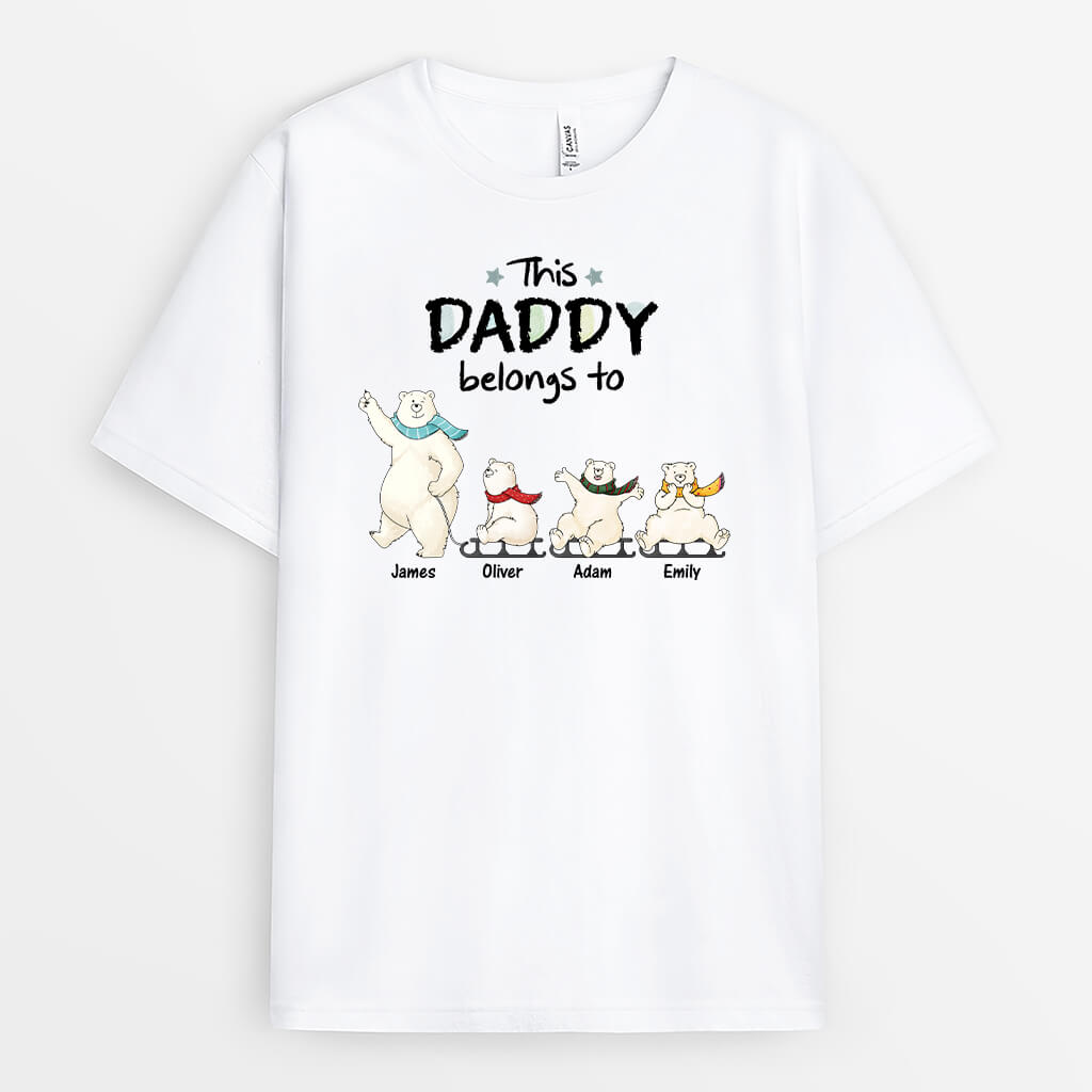 3049AUK2 bears this grandad belongs to custom t shirt design for grandad