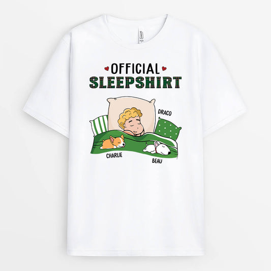 3064AUK1 official sleepshirt personalised presents for dog owners