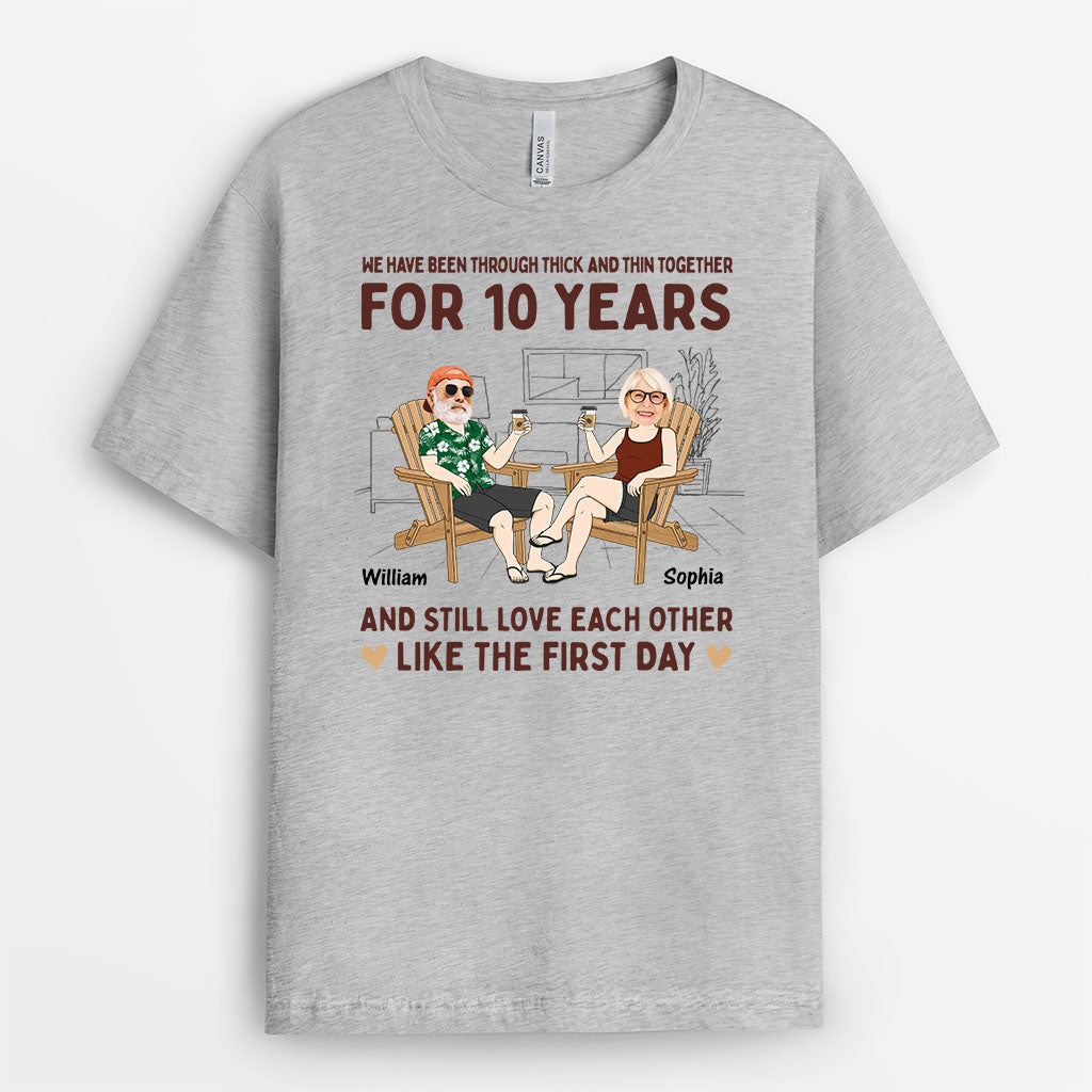 3065AUK2 we have been through t shirt personalised gifts for couple