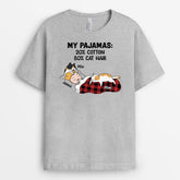 3119AUK2 my pajamas 20_ cotton 80_ cat hair funnyt shirt custom gifts for her