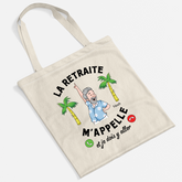 3138BUS2 custom retirement tote bag retirement is calling and i must go 3138B
