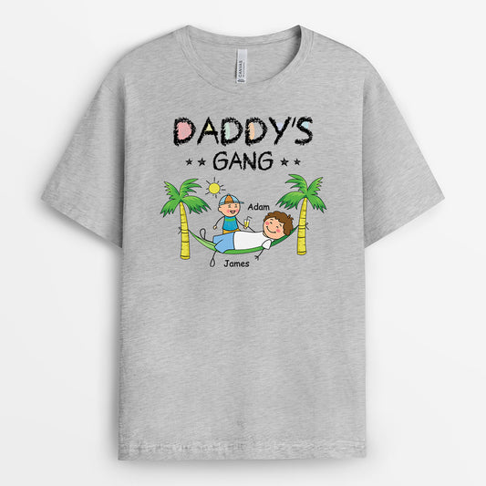 3140AUK2 grandads gang with 4 children customised printing t shirts for grandad_2a68212e 8f2c 4322 a1e7 eab8c3f70b17