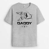 3143AUK2 fist bump grandad t shirt personalised presents for grandad