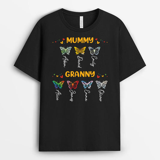 3156AUK2 mummy grandma t shirt personalised gift ideas for mum