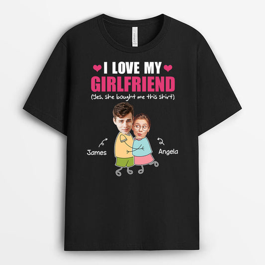 3193AUK1 i love my girlfriend funny printed couples face personalised t shirt for couple_07fdf347 7af2 4f83 b63a 4a6505b46fc1