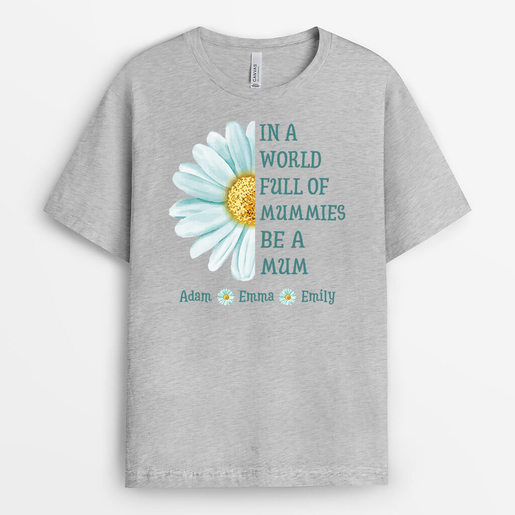 3210AUK2 in the world full of grandmas be a mimi t shirt personalised present ideas for grandma