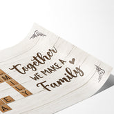 3221SUK2 together we make a family poster personalised gifts for family_b1146697 9010 4c86 96dd 066bffe86915