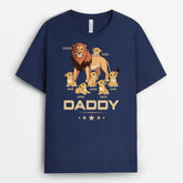 3232AUK2 grandad and grandkid lions t shirt personalised gifts for grandad uk
