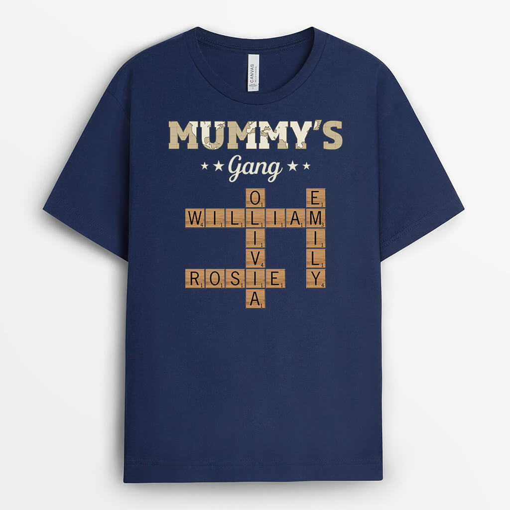 3261AUK2 puzzle grandads gang t shirt personalised gifts for grandad