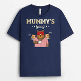 3262AUK2 cute bear grandads gang t shirt personalised gifts for grandad
