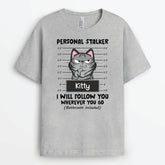 3274AUK2 personal stalker t shirt personalised gift ideas for cat lovers
