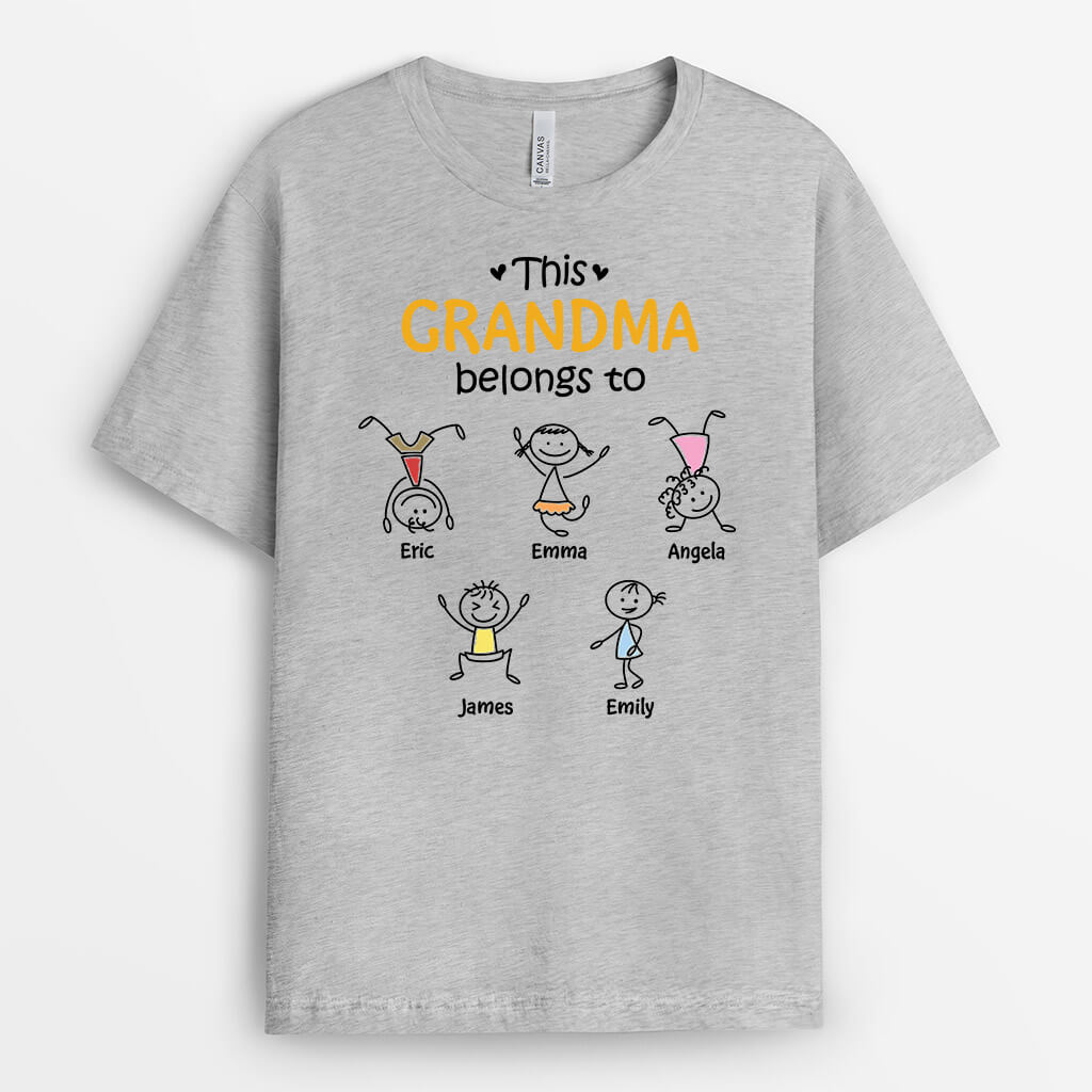 3291AUK1 funny this grandad belongs to t shirt personalised gifts for grandad