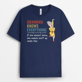 3300AUK2 personalised henry knows everythings t shirt personalised gifts for grandad
