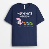 3312AUK2 grandads gang dinorsaus t shirt personalised gifts for grandad