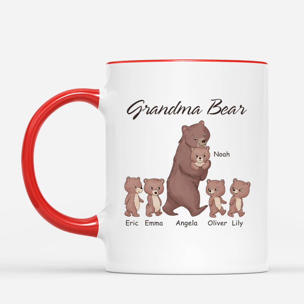 3325MUK2 personalised grandad dad bear and cubs mug personalised gifts for your grandad dad