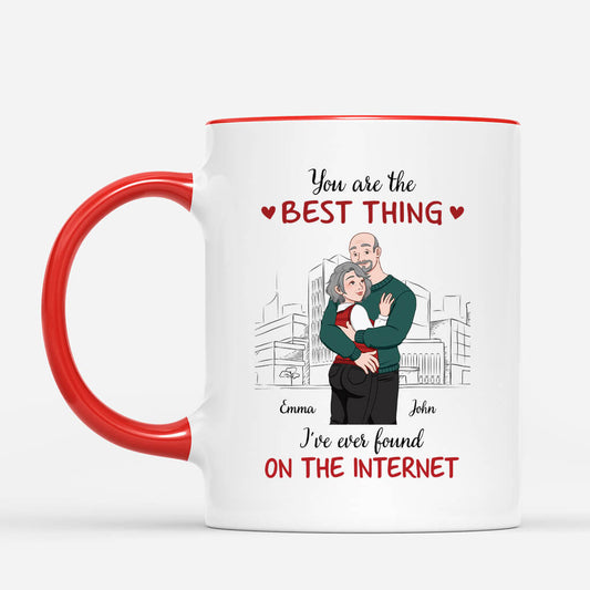 3332MUK2 personalised you are the best thing mug personalised gifts for couples