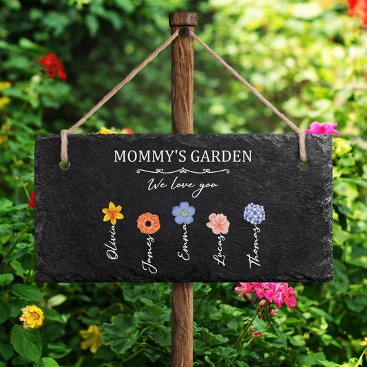 3340AUS2 personalized slate garden signs momgrandmas garden gifts 3340ae8l7a