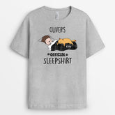 3349AUK2 personalised official sleepshirt with cats personalised gift for cat lovers funny gift for her